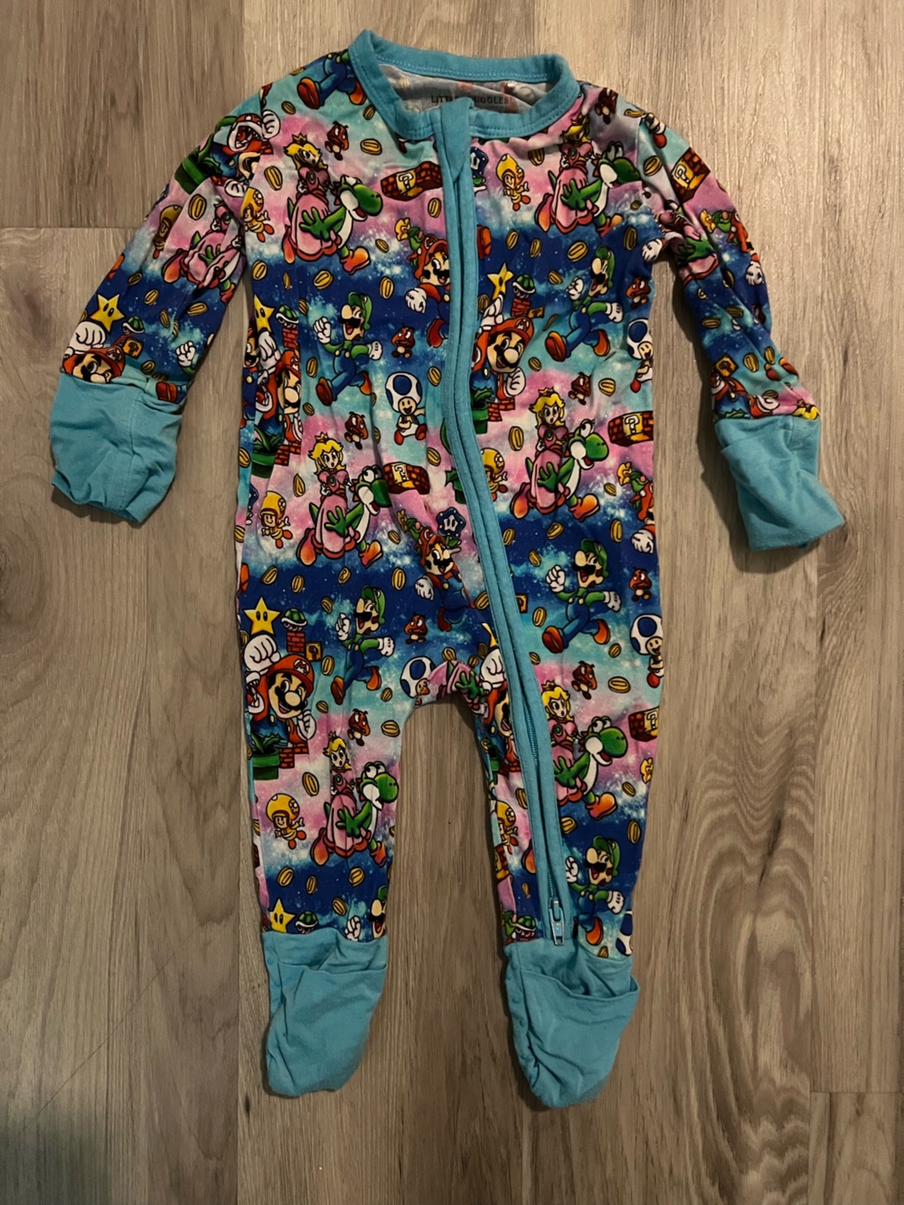 Charlie’s project little snuggles super Mario Nintendo convertible footie